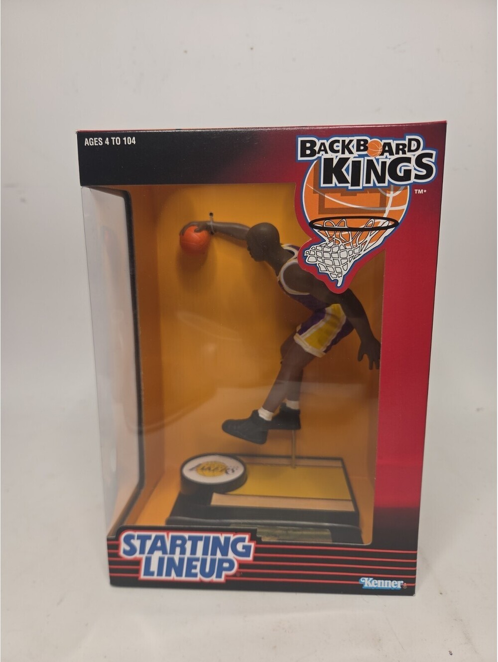 Shaquille O'Neal #34 LA Lakers NBA Starting Lineup Backboard Kings Figure C7